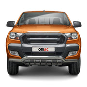 Pare-Buffle Avant Pour Ford Ranger 2015-2016 en Acier Inoxydable Argent