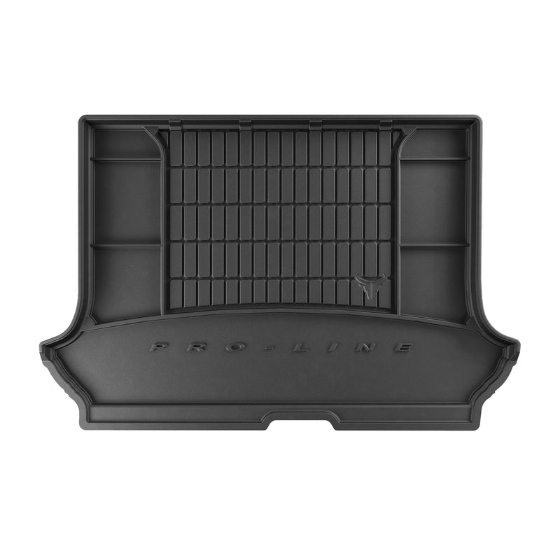 OMAC Tapis de coffre pour Fiat Doblo I 2000-2010 en TPE Noir Qualité Premium