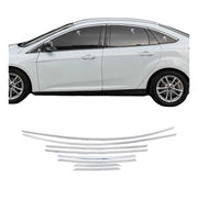 Garniture de Fenêtre pour Ford Focus Berline 2011-2017 Acier Inox 8Pcs