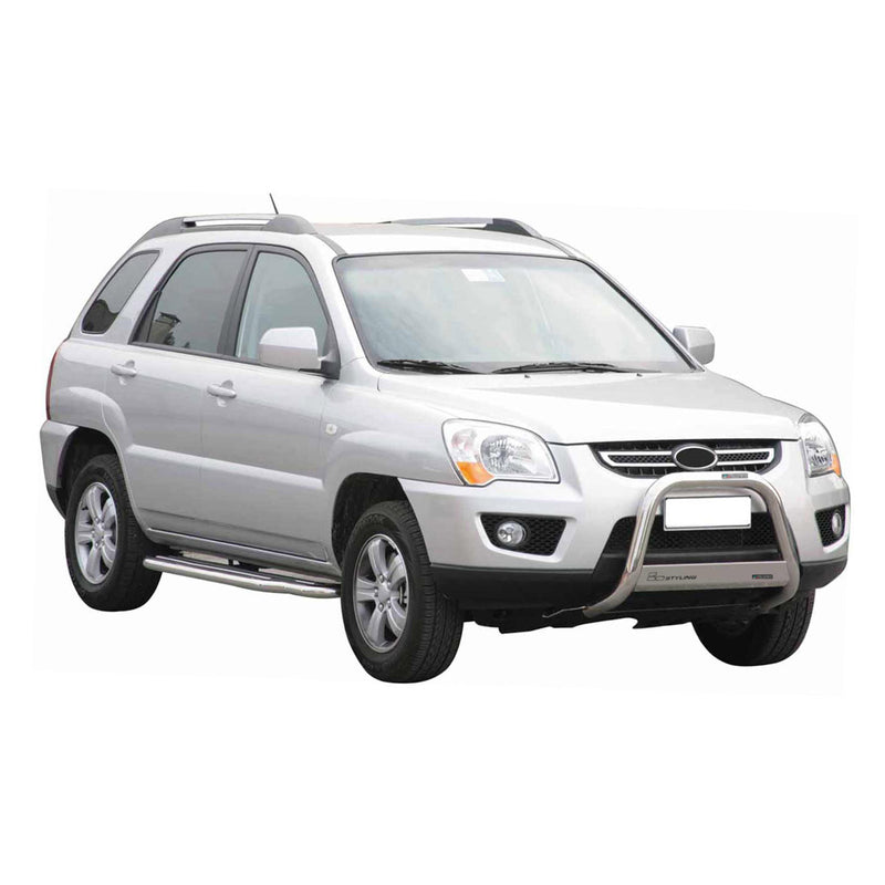 Pare-buffle Avant pour Kia Sportage 2008-2010 63 mm en Acier Gris
