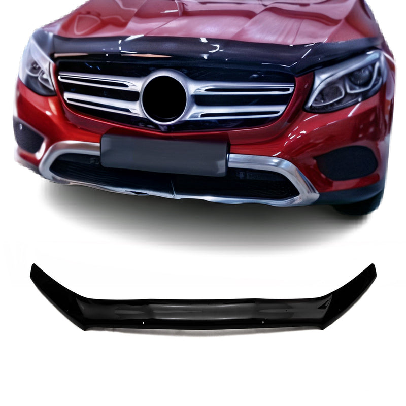 Deflecteurs d'air capot de voiture pour Mercedes GLC 2015-2023 Acrylique Noir
