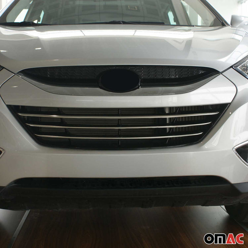 Moulure De Grille De Calandre pour Hyundai ix35 2010-2015 Inox Chromé 3x