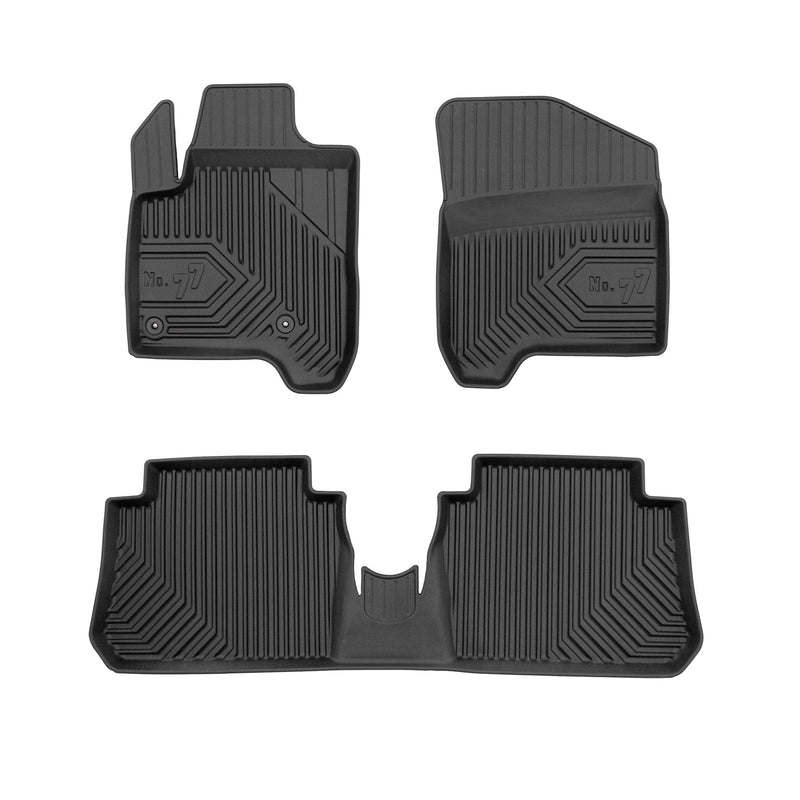 Tapis de Sol de Voiture pour Citroen C3 Picasso 2008-2017 TPE Imperméable 3Pcs