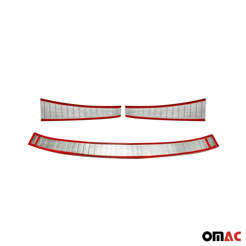 Kit Protection de Pare-Chocs arrière pour Ford Kuga 2017-2020 FL Brossé inox