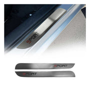 Couverture de Seuil de porte pour Opel Crossland X 2017-2024 inox chromé 2Pcs
