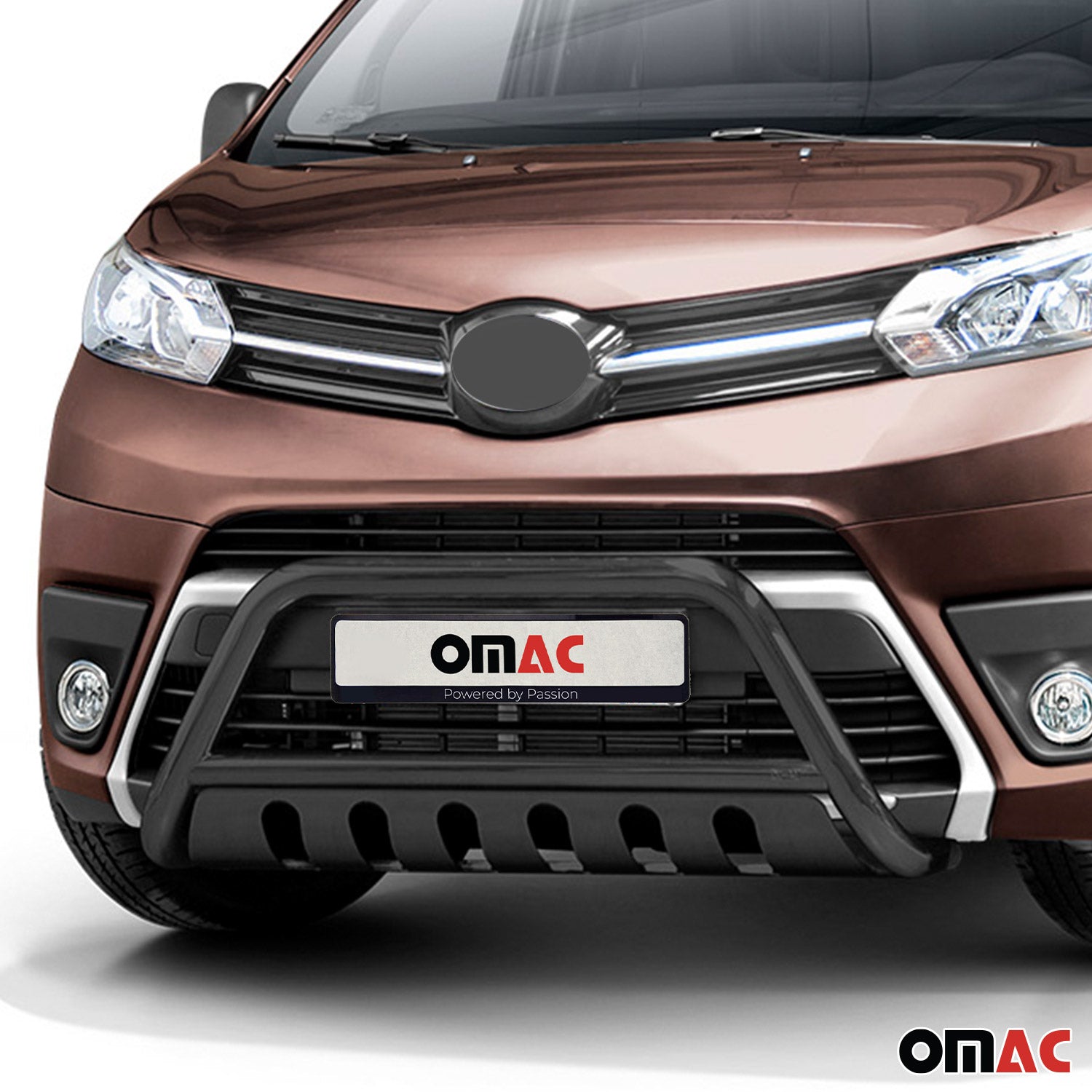 Pare-Buffle Avant Pour Toyota Proace 2016-2026 Acier Inoxydable Noir
