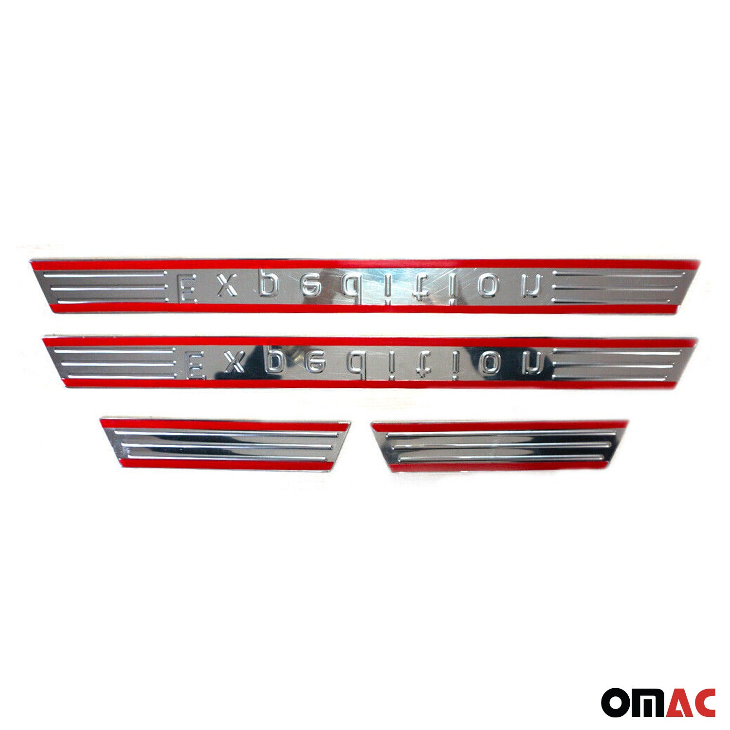 Seuils de porte pour Renault Clio Zoe Twingo Expedition en acier inox Chromé