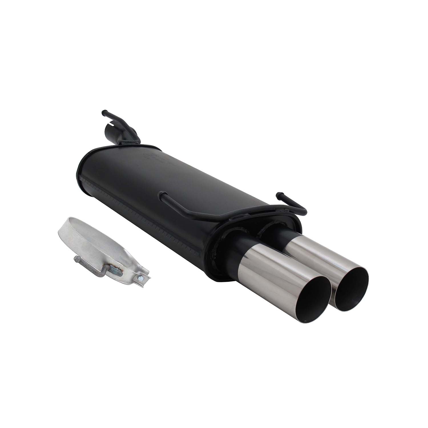 Échappement arrière Novus pour Opel Astra F/Opel Kadett E 2x76mm RL-Design ABE
