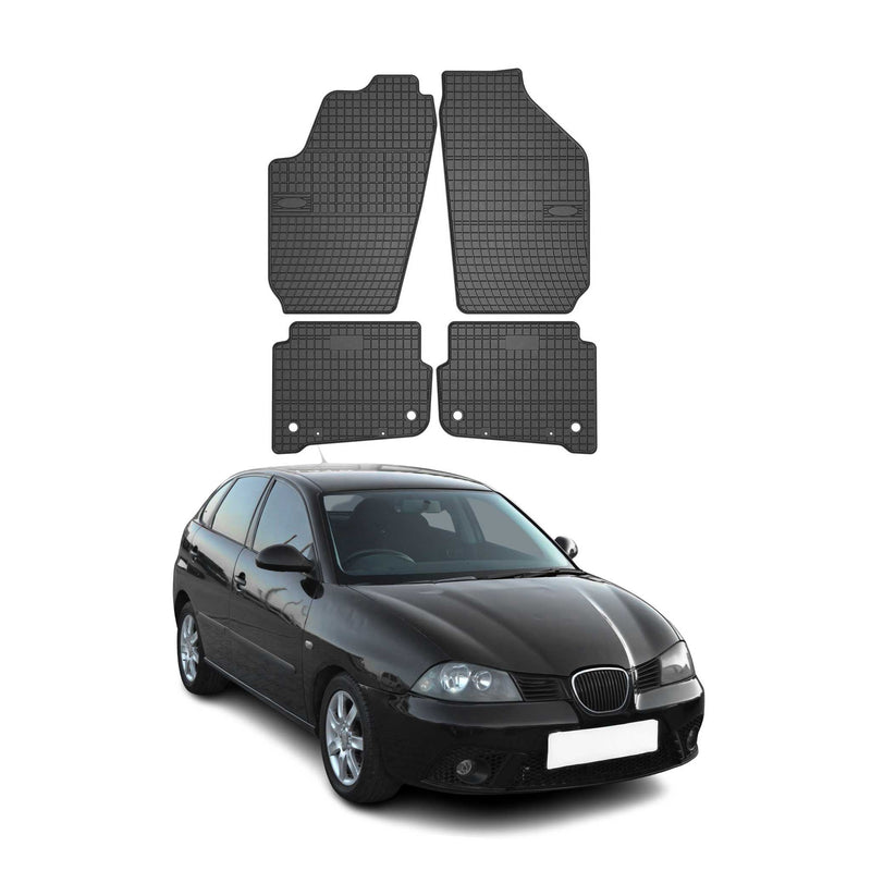 Tapis de Sol pour Seat Ibiza III 2002-2009 OMAC Noir Caoutchouc