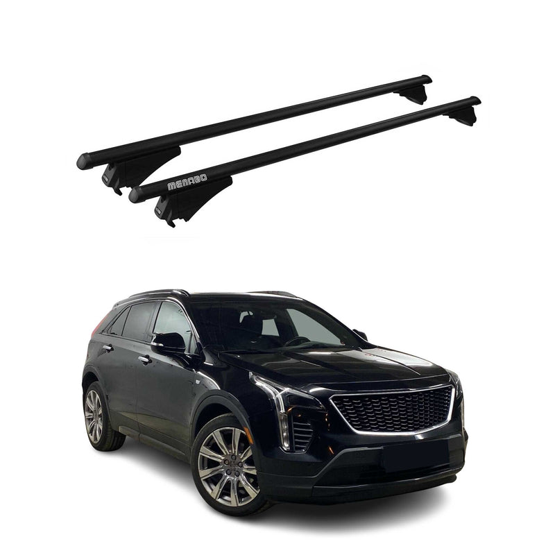 Tiger Barres de toit transversales pour Cadillac XT4 2018-2025 Noir