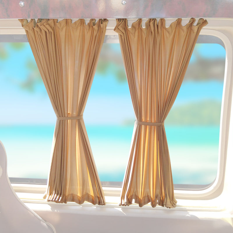 Rideaux De Fenêtre pour Citroen Jumpy 2017-25 L3 Double Porte Coul. &Hayon Beige