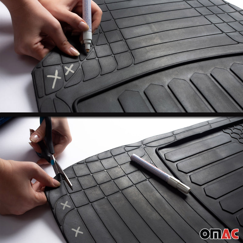 Tapis de Sol de Voiture Imperméable pour Renault Symbioz 2024-2025 5 pcs Noir