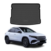 OMAC Tapis de coffre pour Mercedes EQA H243 2022-2026 en caoutchouc TPE Noir
