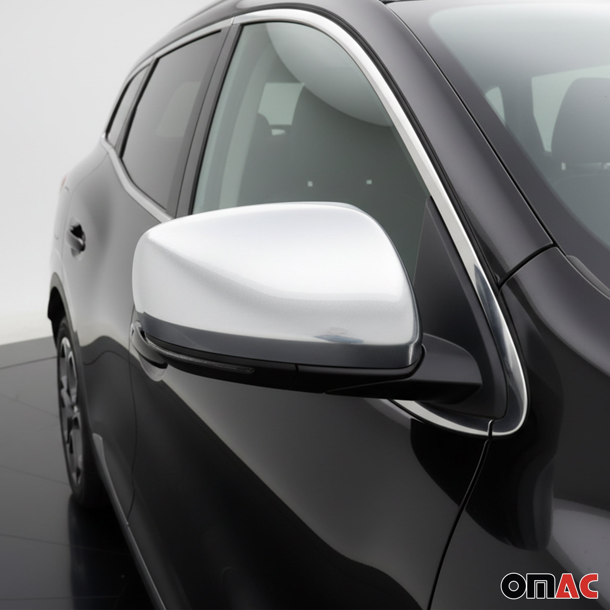 Coques de Rétroviseurs pour Renault Koleos 2 2016-2024 2x Plastique ABS Chromé