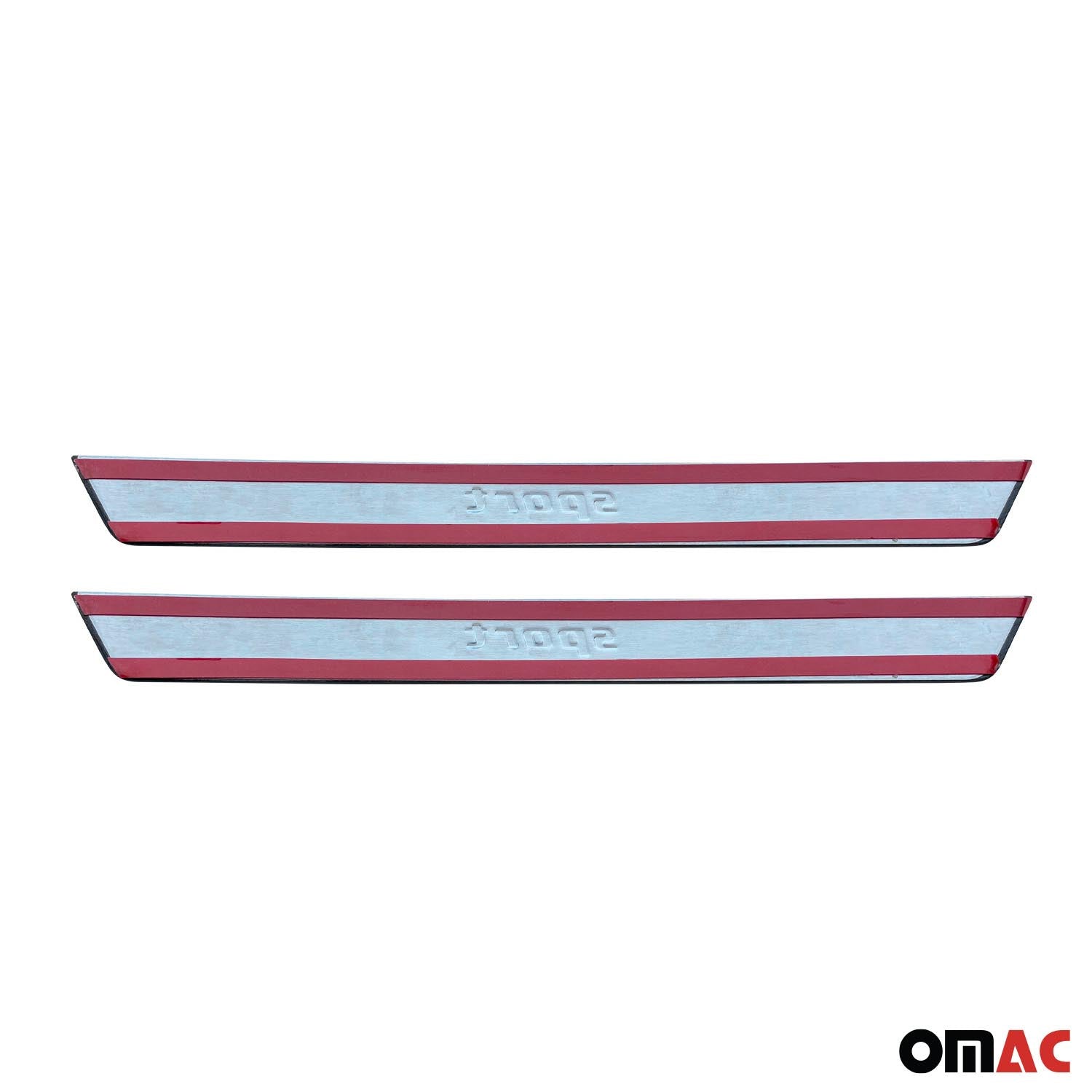 Couverture de seuil de porte pour Opel Frontera 2024-2026 acier inox chromé 2Pcs