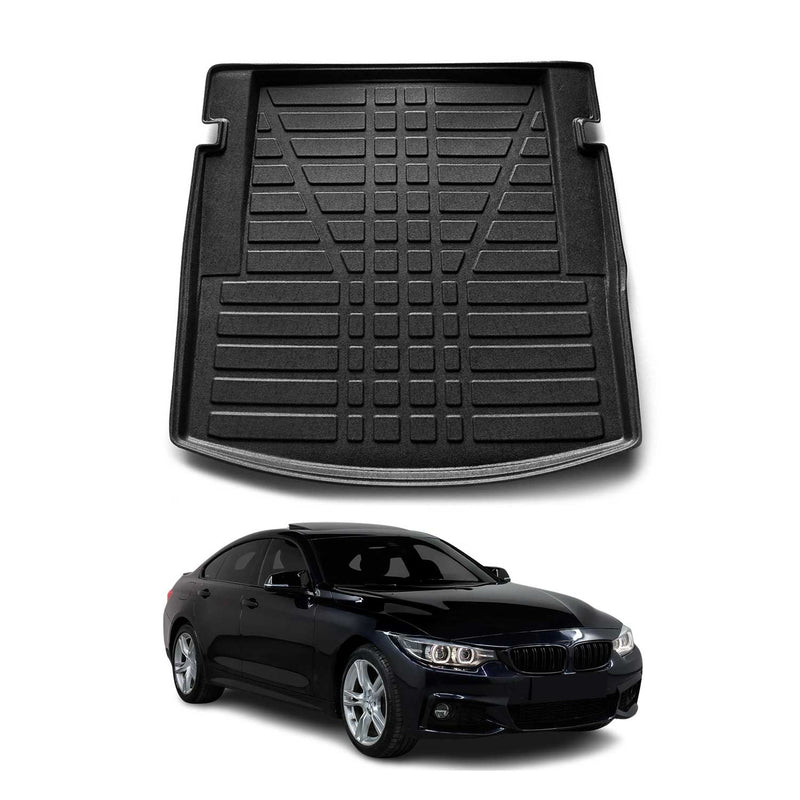 Tapis de coffre pour BMW Série 4 F32 Coupé 2013-2020 caoutchouc TPE Noir