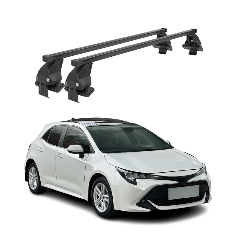 Barres Transversales Menabo pour Toyota Corolla SD E210 2018-2024 Noir