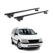 Barres de toit transversales pour Opel Sintra 1996-1999 Aluminium Noir ABE