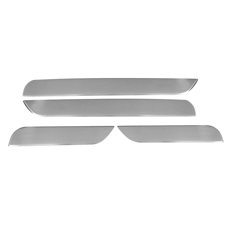 Couverture de Seuil de porte pour Citroen C3 HB 2002-2009 acier inox chromé 4Pcs