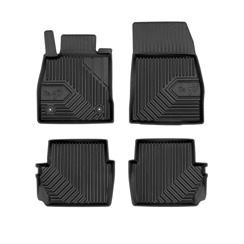 Tapis de Sol de Voiture pour Ford Puma 2019-2025 TPE Antidérapant Noir 4Pcs