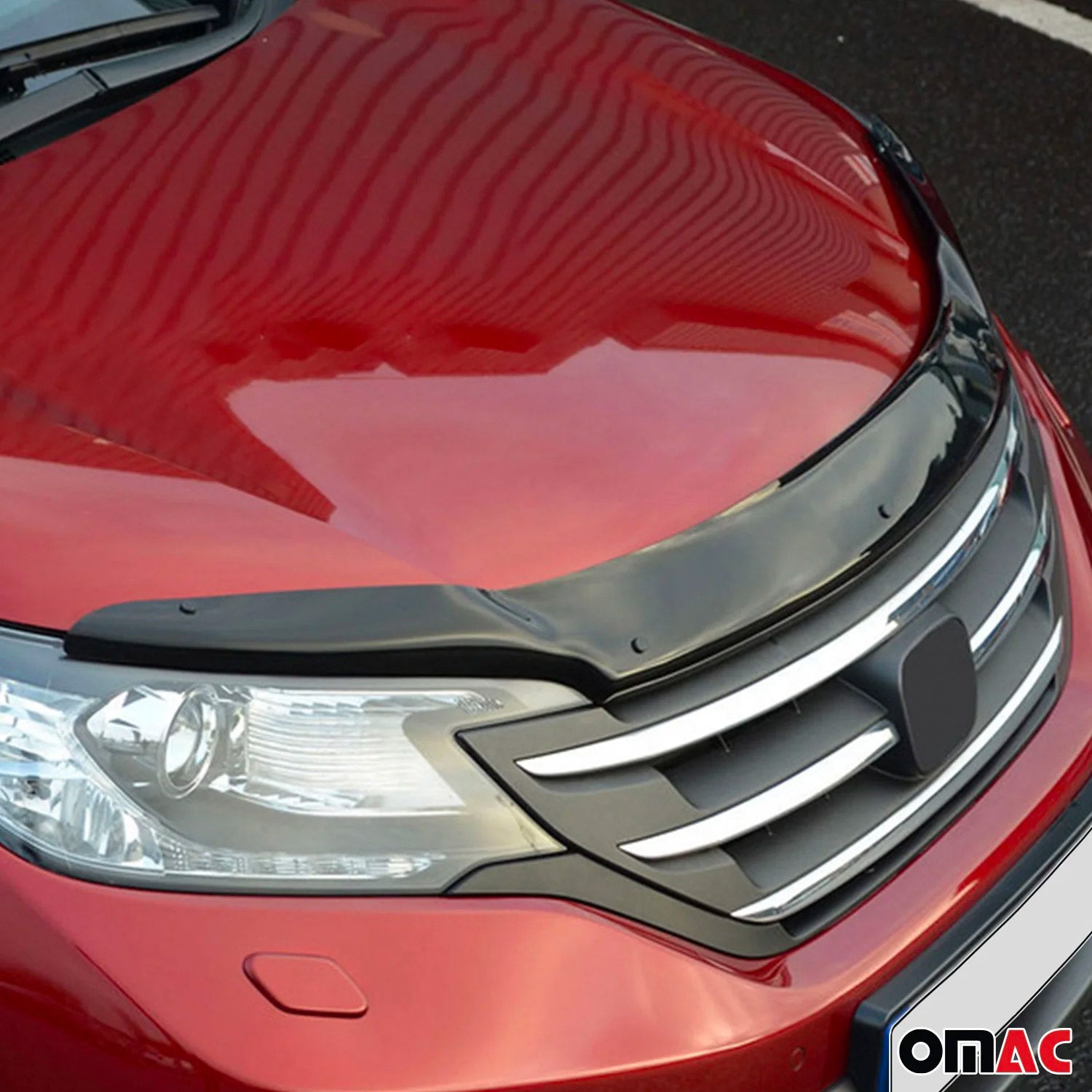 Deflecteurs d'air capot de voiture pour Honda CR-V 2012-2019 SUV Acrylique Noir