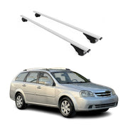 Barres de toit Transversales pour Chevrolet Lacetti 2004-2011 Fer Argent