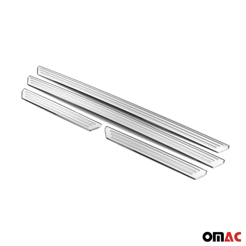 Protection Seuils de Porte pour VW Golf 2019-2025 Acier inox chromé 4 Pcs