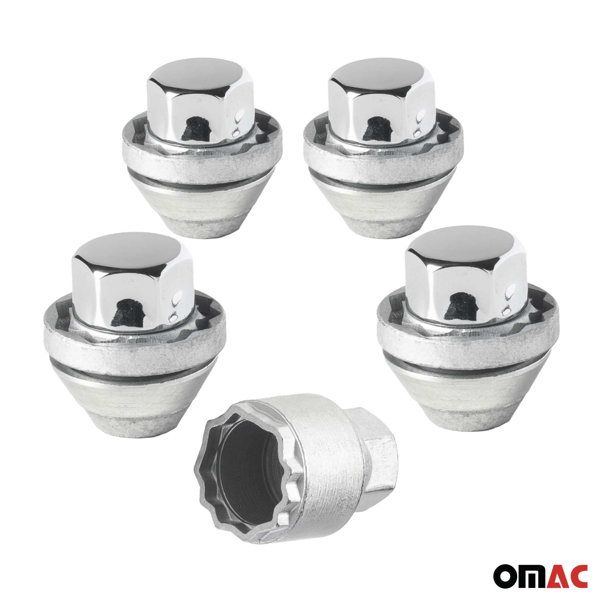 Vis de roue antivol pour Ford Ka+ 2016-2020 / Ka+ Active 2018-2020 Gris M12X1,5