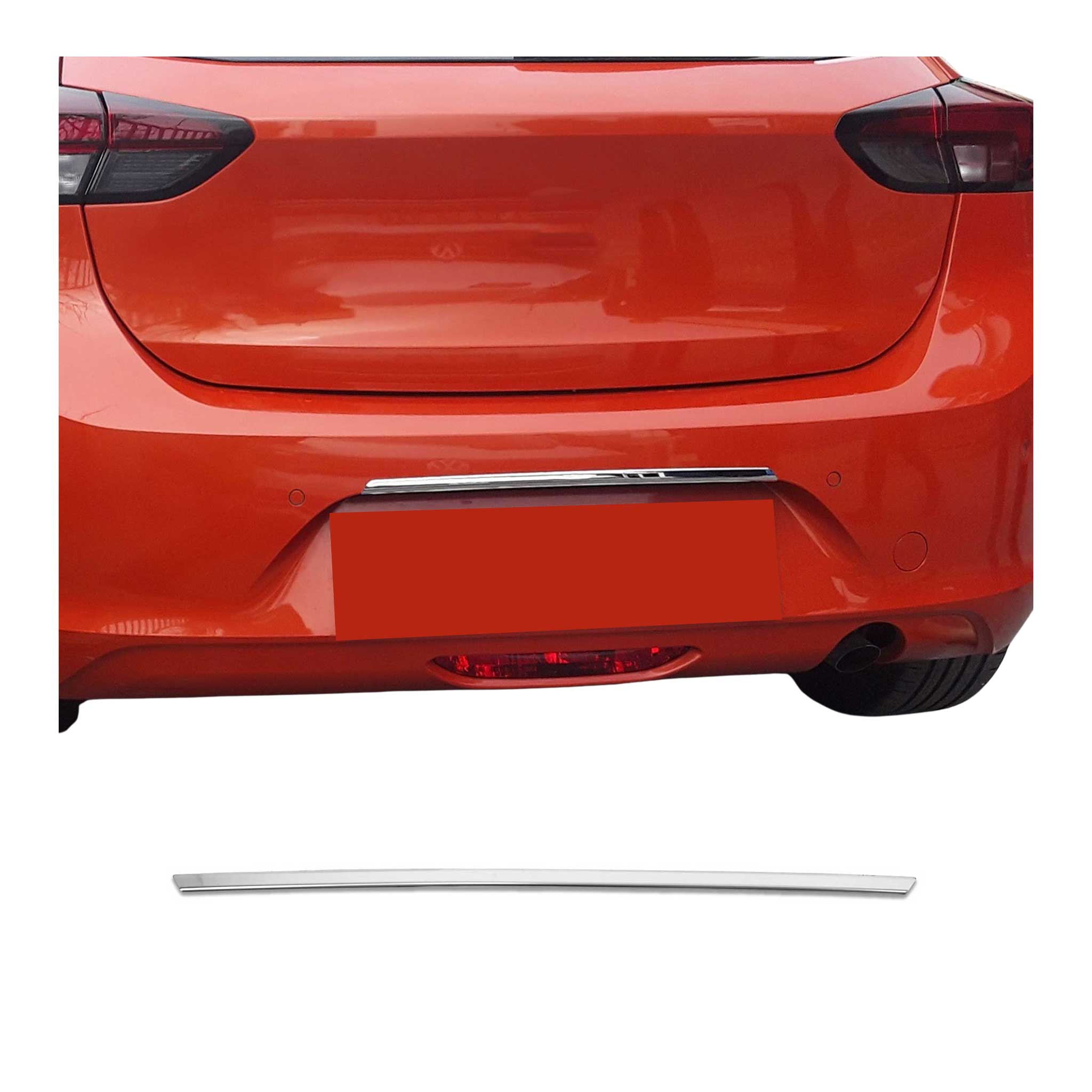 Baguette de pare-chocs arrière pour Renault Talisman 2015-2022 Acier inoxydable