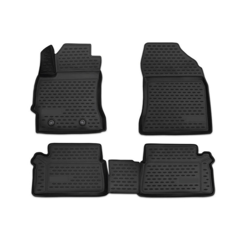 Tapis de sol pour Toyota Auris 2012-2021 en caoutchouc TPE 3D Noir 4Pcs