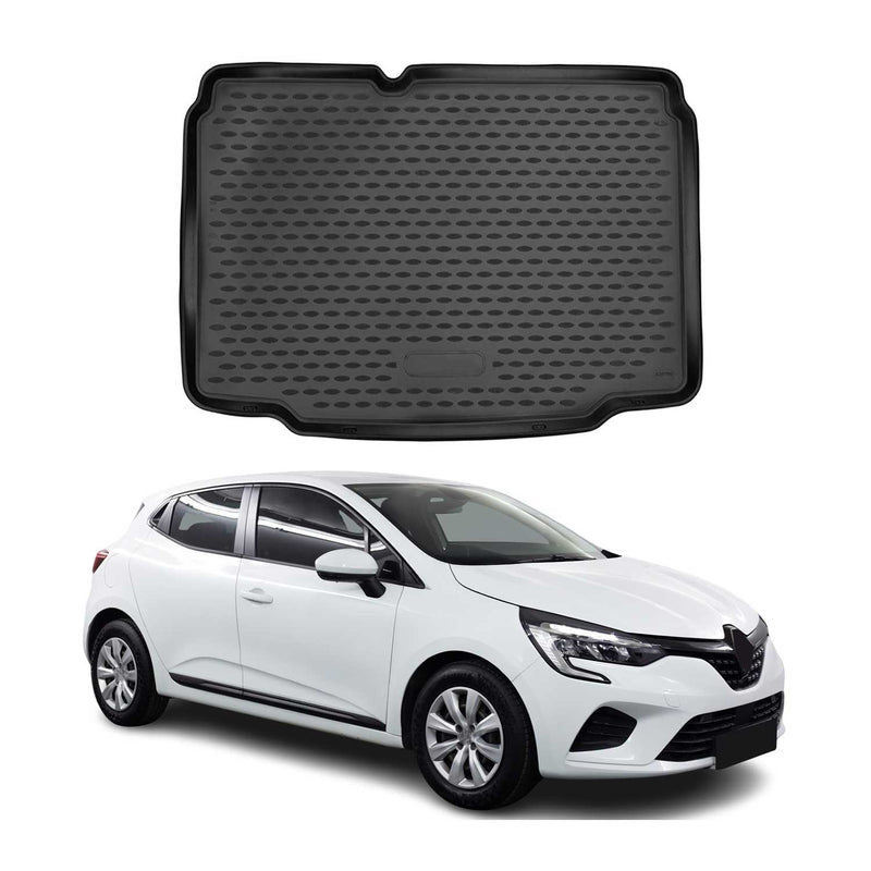 Tapis de Coffre pour Renault Clio 2019-2021 TPE Noir