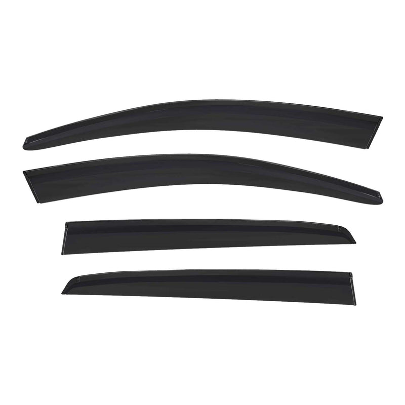 Déflecteurs de Vent pluie d'air pour Peugeot 307 2001-2008 HB Acrylique Noir