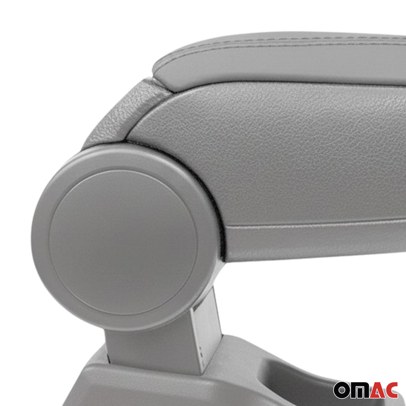 Accoudoir central pour Renault Clio V HB 2019-2023 Vinyl Abs Gris Simili-cuir