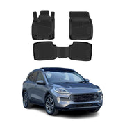 OMAC Tapis de sol pour Ford Kuga III Hybrid 2019-2026 en caoutchouc Noir