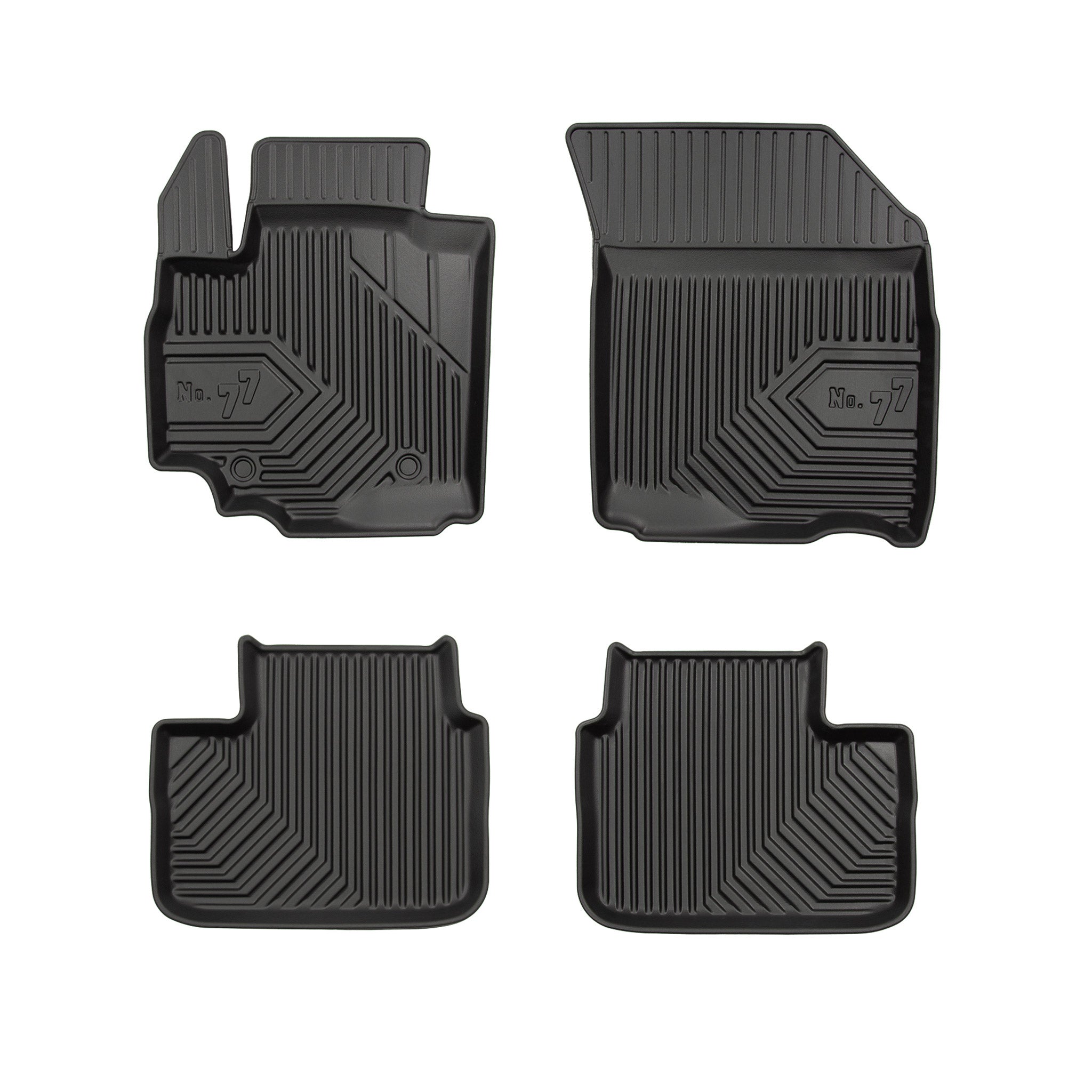 Tapis de Sol de Voiture pour Suzuki Swift IV 2004-2010 TPE Imperméable 4Pcs