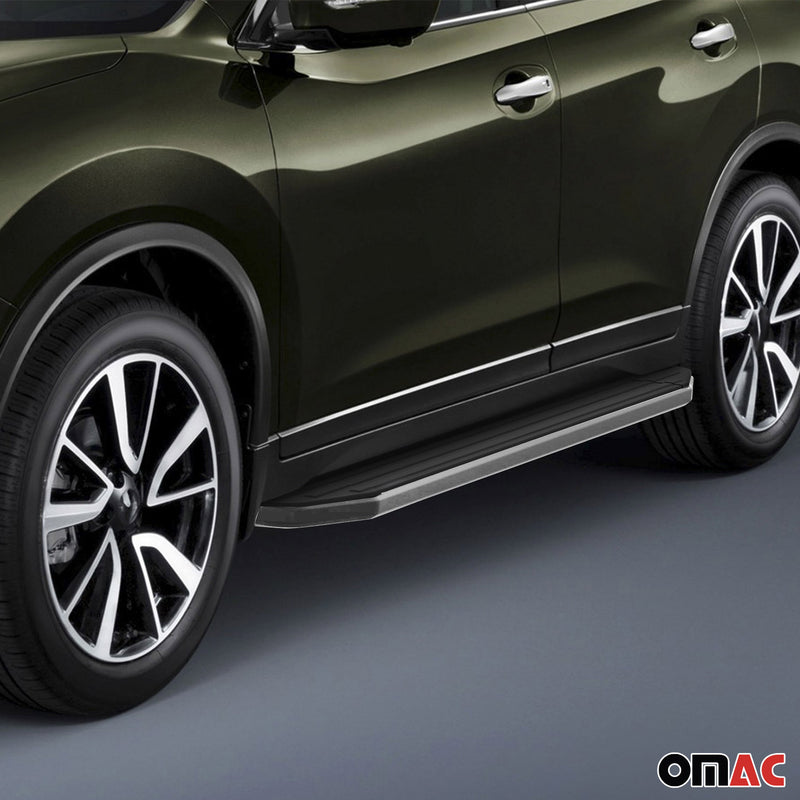 Marchepieds Latéraux pour Nissan Qashqai 2013-2018 ABE Alu