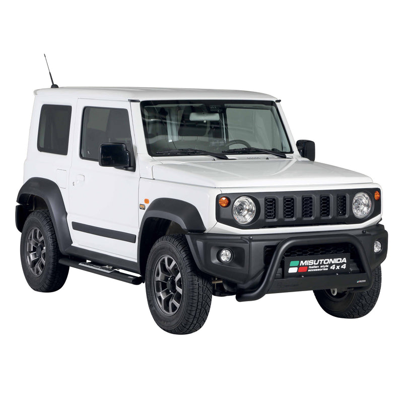 Pare-buffle Avant pour Suzuki Jimny 2018-2024 63 mm en Acier Noir