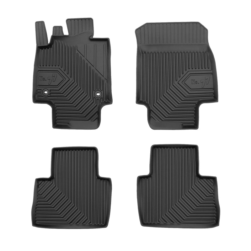 Tapis de sol pour Toyota RAV4 V 2019-2025 transmission manuelle TPE Noir 4Pcs