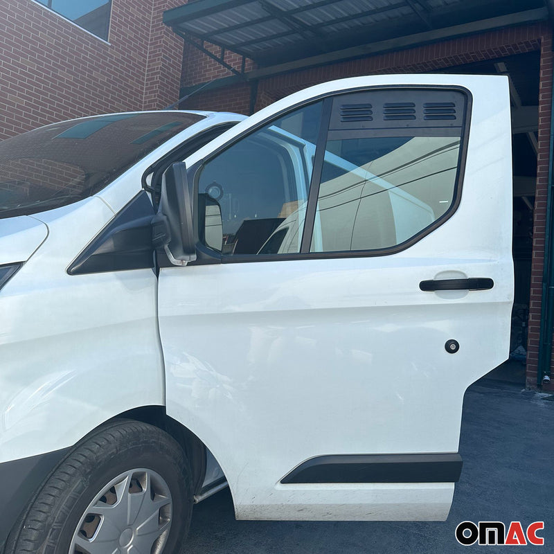 Évent Latérales De Fenêtre pour Ford Tourneo Custom 2013-2023 Noir 2x