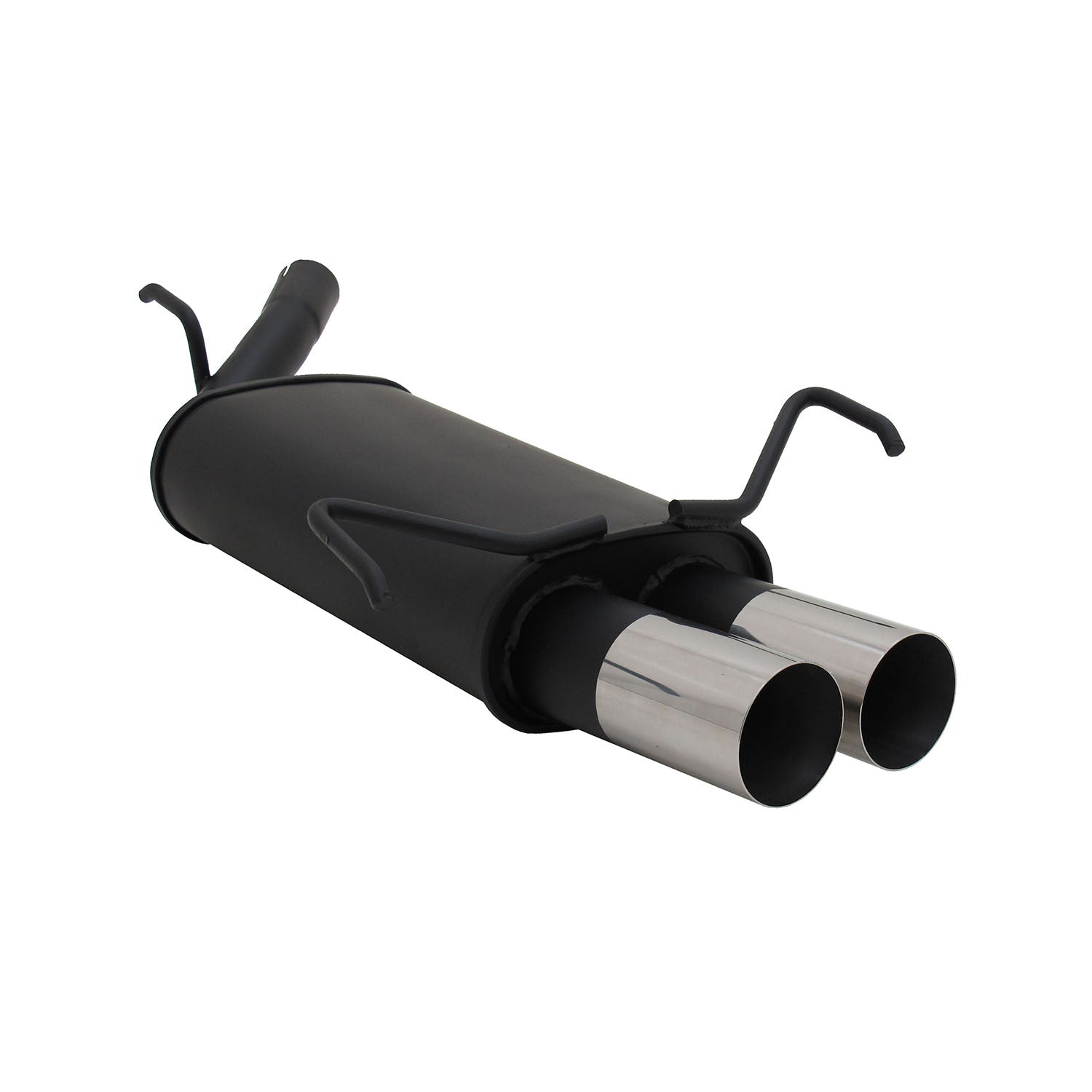 Échappement arrière sport Novus pour Opel Corsa C 2x76mm RL-Design avec ABE