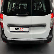 Protection Seuil De Pare-Chocs Arriére pour Dacia Dokker 2012-2024 Inox Brossé