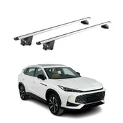 Barres de toit transversales pour MG HS II / EHS II 2024-2026 Aluminium Gris ABE