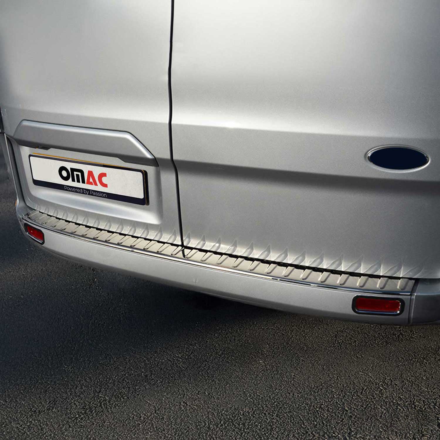 Protection de Pare-Chocs Arrière pour Ford Tourneo Custom I 2012-2023 Inox polie