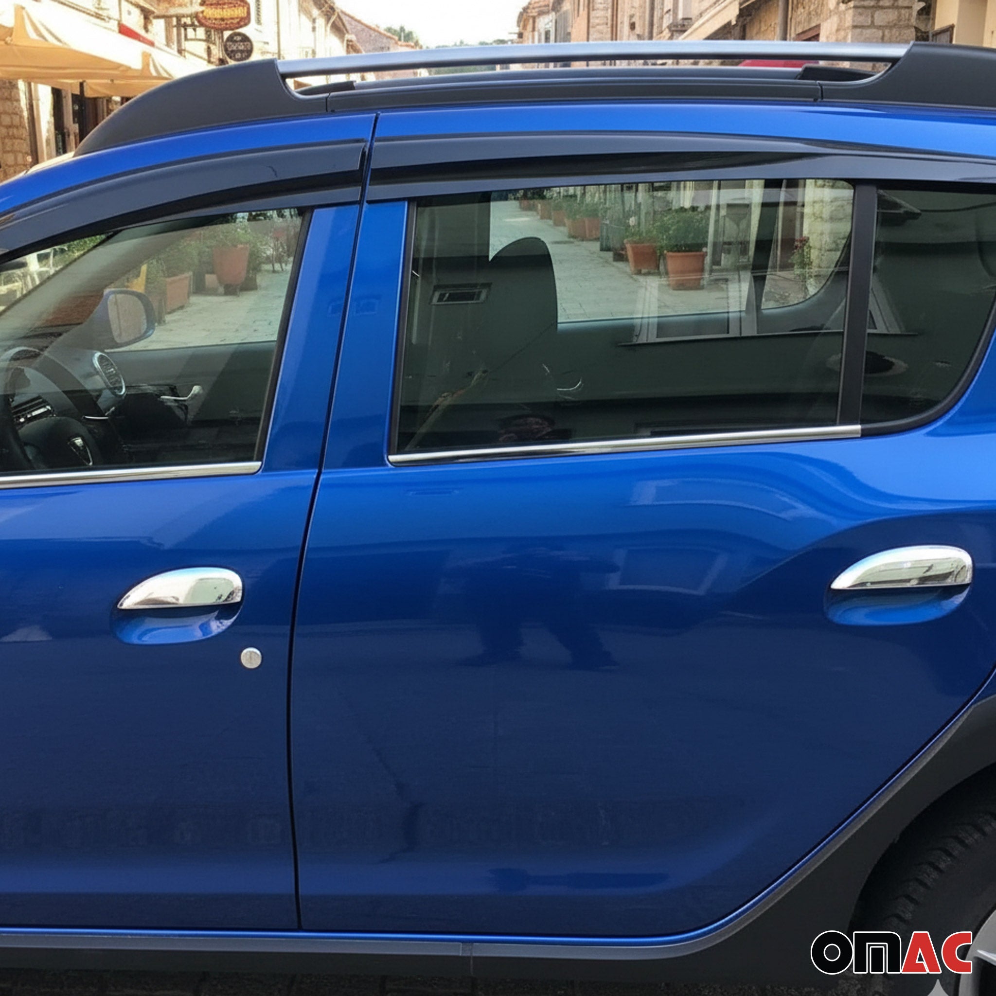 Couverture de poignée de porte pour Dacia Duster 2018-2024 en Acier Inoxydable