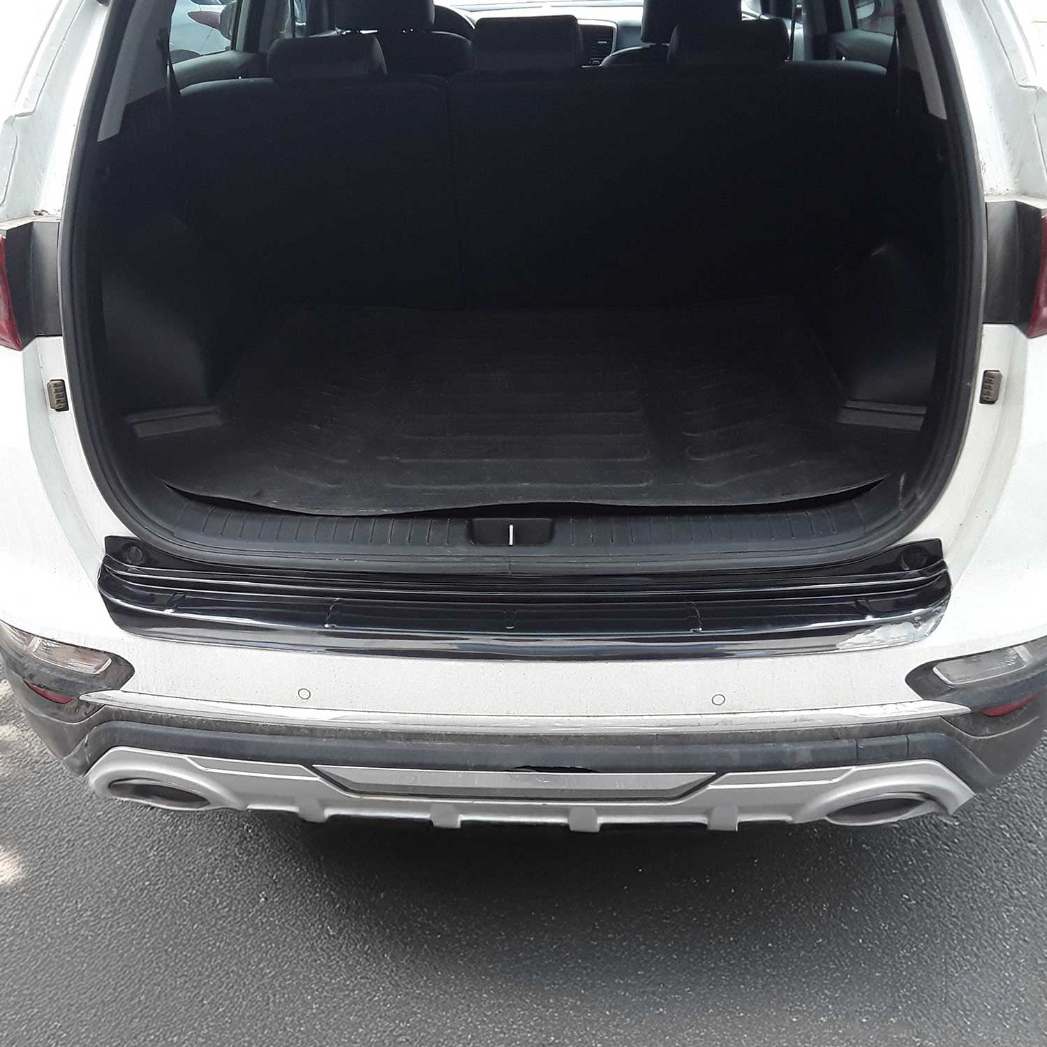 Protection de Pare-Chocs Arrière pour Kia Sportage mk4 QL 2017-2018 Pre-FL noir