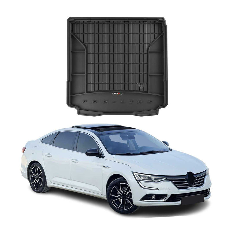 Tapis de Coffre pour Renault Talisman 2015-2022 TPE Noir