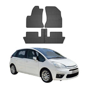 OMAC Tapis de sol pour Citroen C4 Picasso Grand Picasso 2006-13 Noir caoutchouc