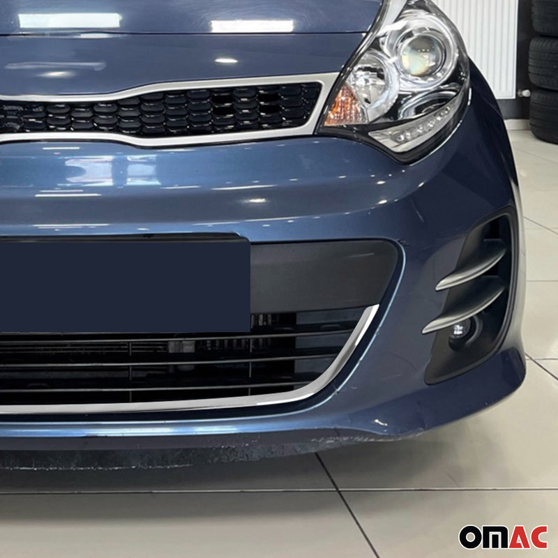 Grille de calendre pour Kia Rio III 2011-2017 en acier inoxydable