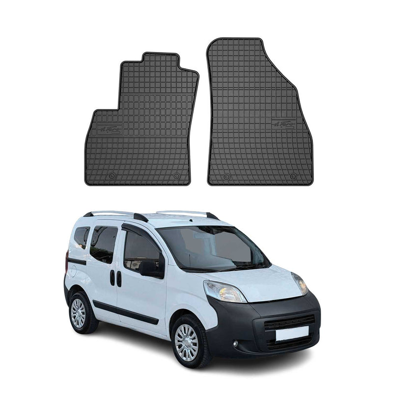 Tapis de Sol pour Peugeot Bipper 2008-2014 Convient à 1ème rangée Noir