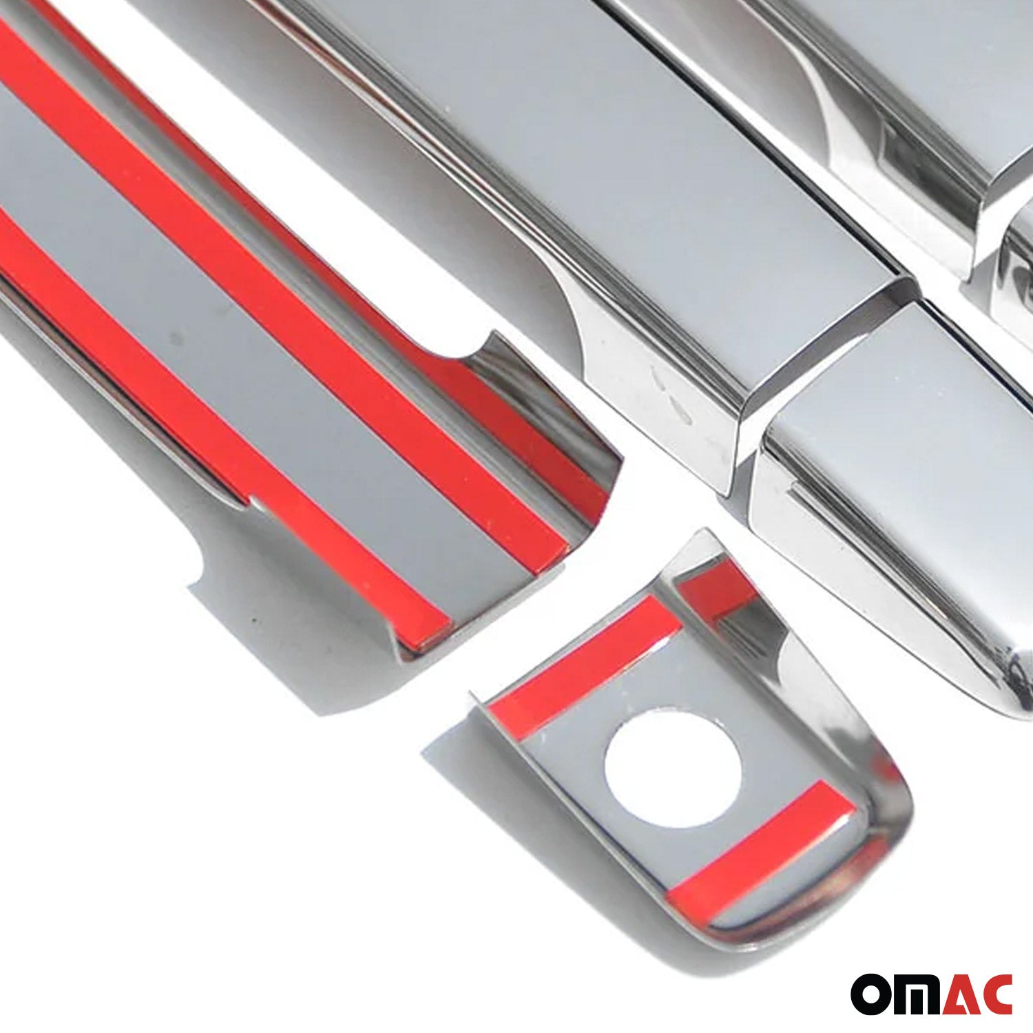Couverture de poignée de porte pour Nissan Qashqai +2 2006-2013 Acier Inox 8Pcs
